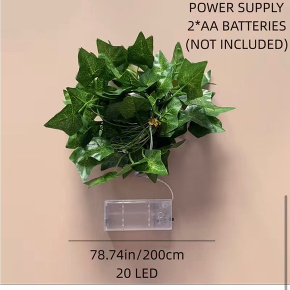 Bohemian 1 piece lvy String Lighting - Picture 5 of 5